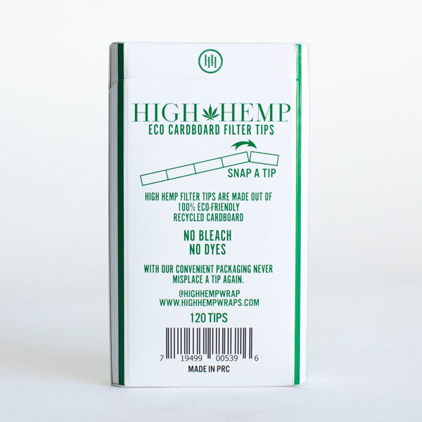 High Hemp - Eco Cardboard Filter Tips (120pcs)