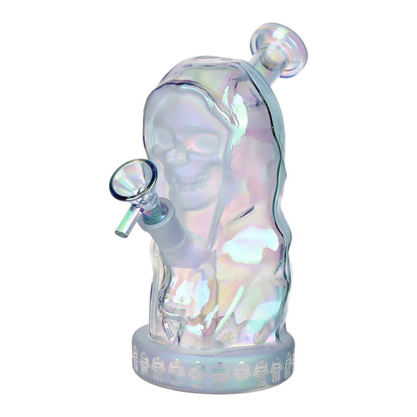AFG - Hooded Skull Glass Water Pipe