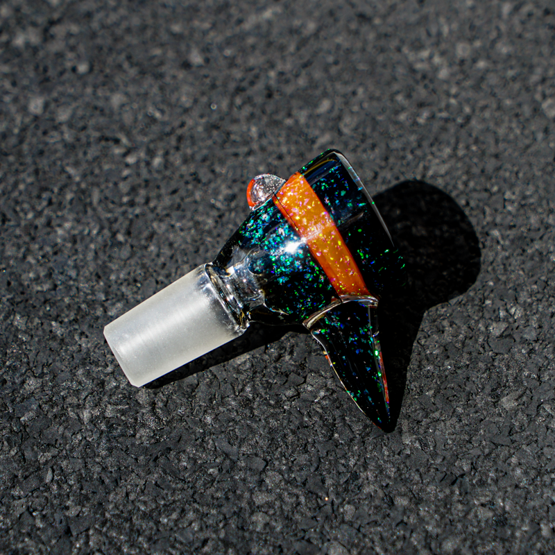 Hubbard Glass - Crushed Opal Slide 14mm