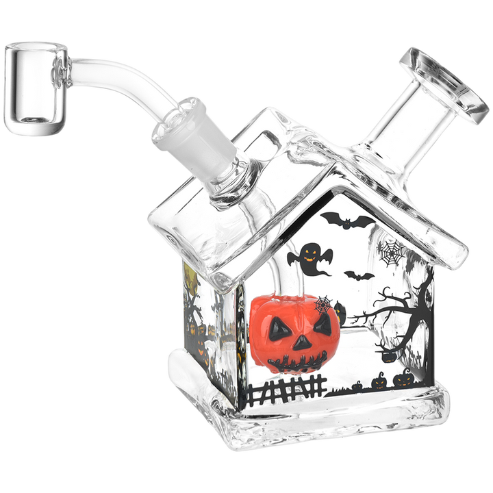 AFG - Halloween House Glass Dab Rig - 4.5" 14mm F