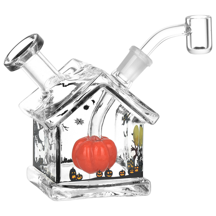 AFG - Halloween House Glass Dab Rig - 4.5" 14mm F