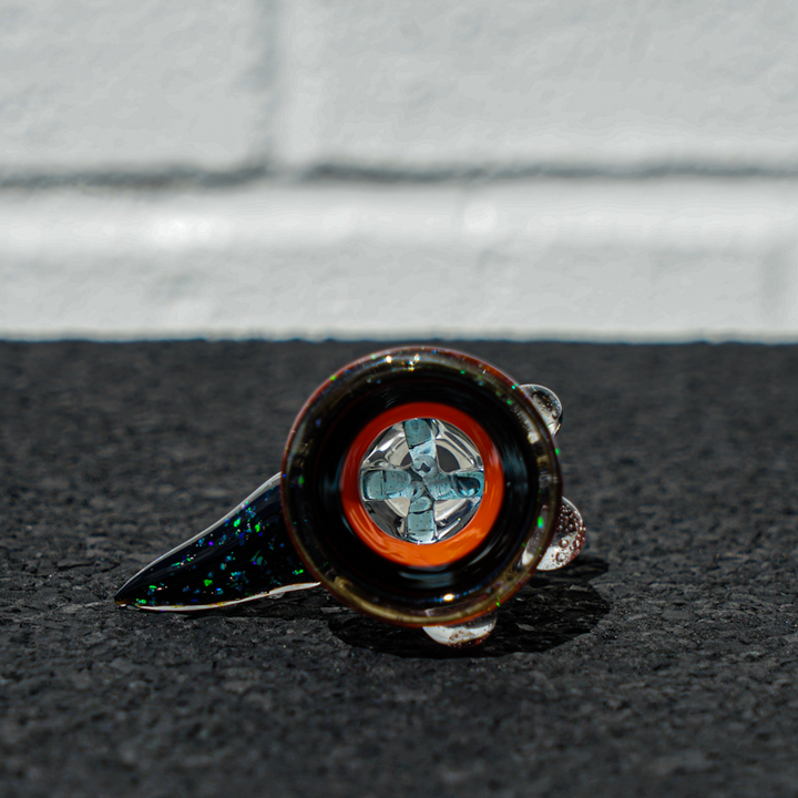 Hubbard Glass - Crushed Opal Slide 14mm