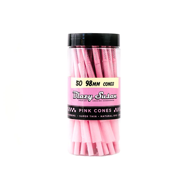 Blazy Susan - Pink Cones 50ct Jar