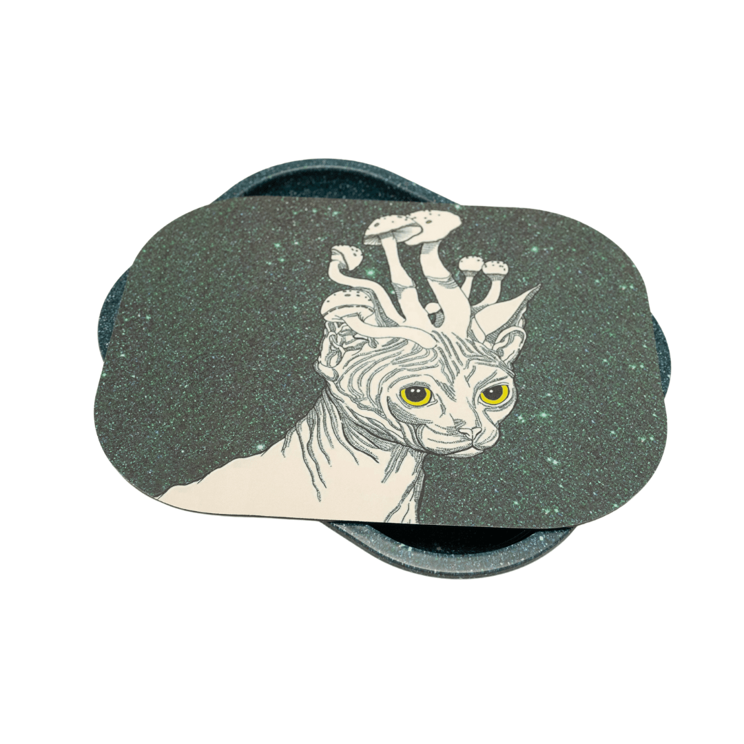 Roots Glass - Mini Rolling Tray with Lid