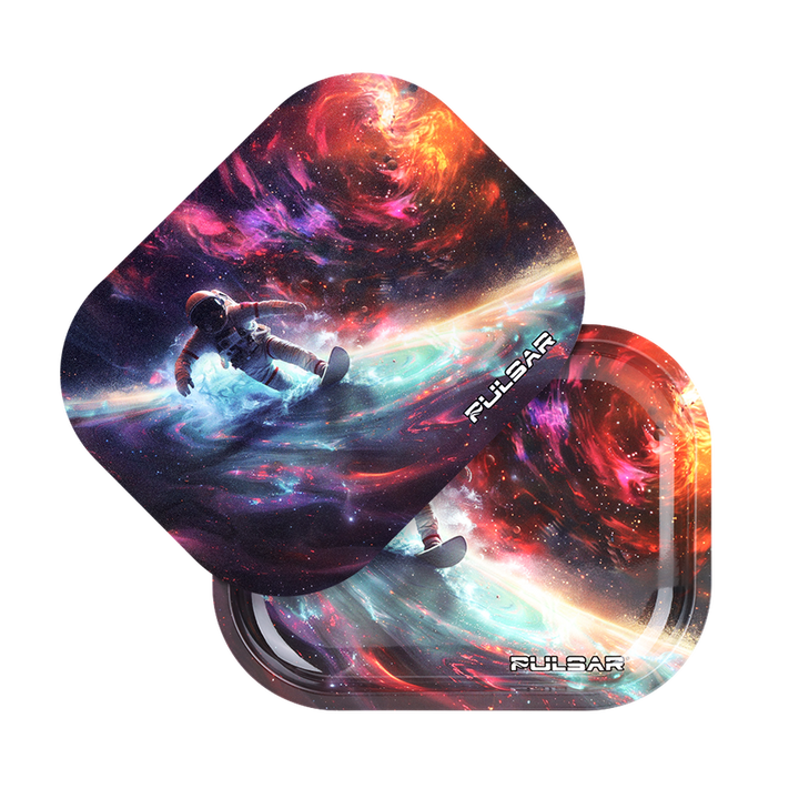 Pulsar Mini Metal Rolling Tray & Lid - 7"x5.5"