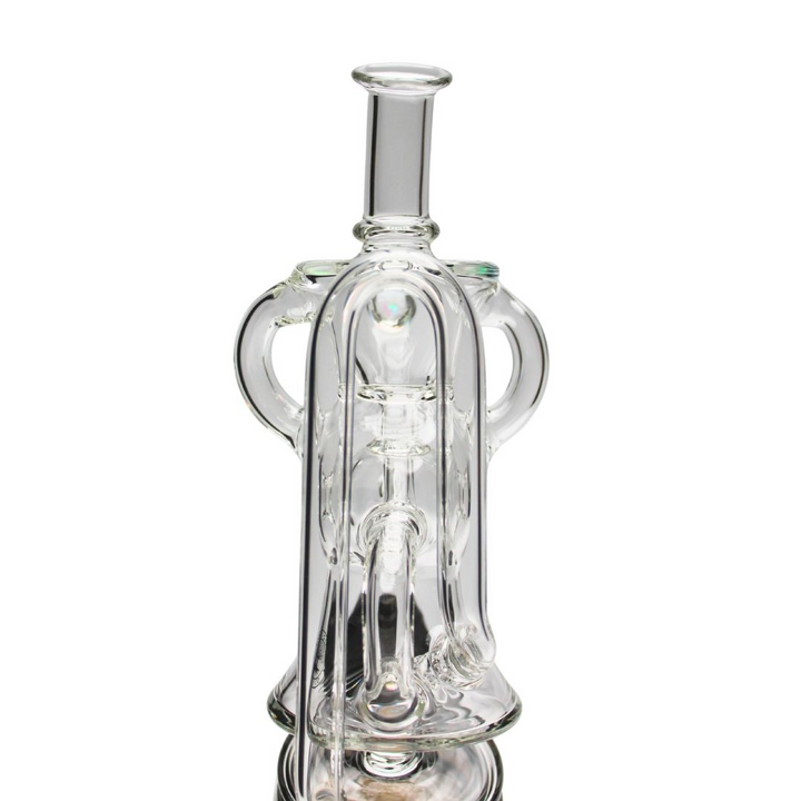 Roots Glass - 7" Exosphere Recycler Puffco Top w/ Opal