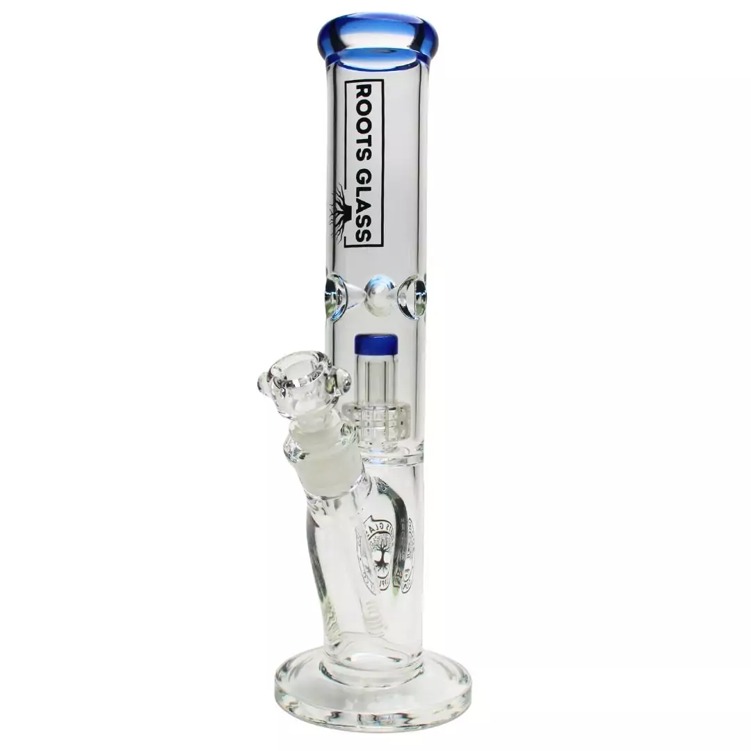 Roots Glass - 14" 5mm Matrix Perc Straight Shot