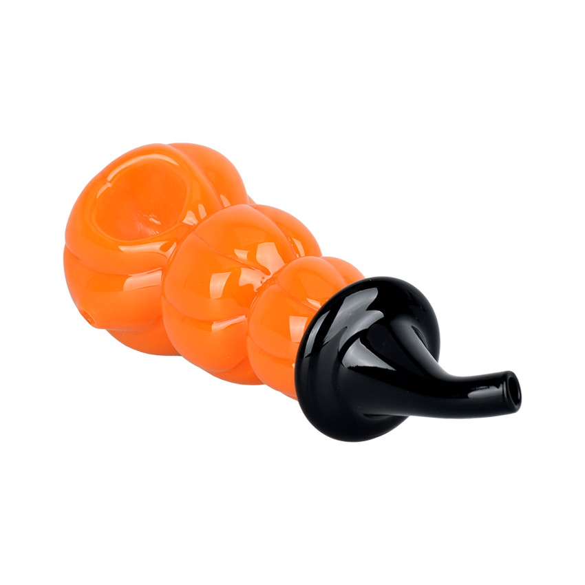 AFG - Stacked Jack-O-Lantern Glass Hand Pipe