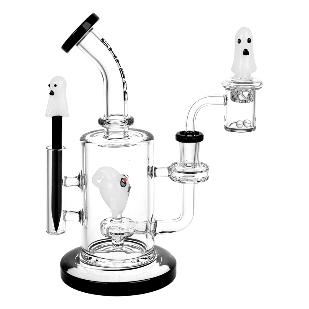 Pulsar - Haunted Ghosts Glass Dab Rig Set