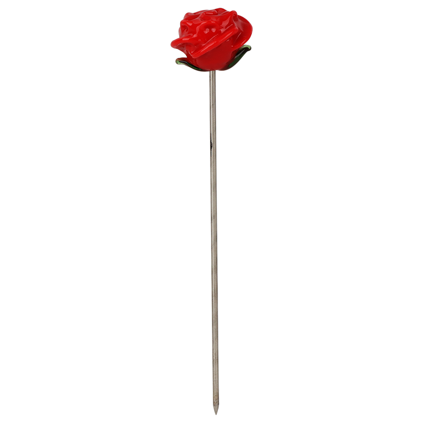 Pulsar - Valentines Hearts 'n' Roses Glass Herb Pipe Duo