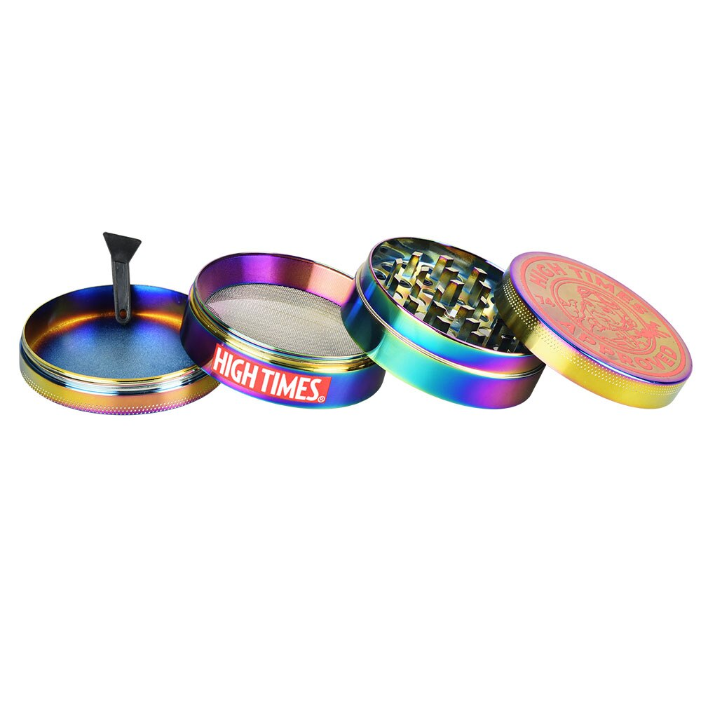 High Times Metal Grinder 4pc / 2.5" | Rainbow