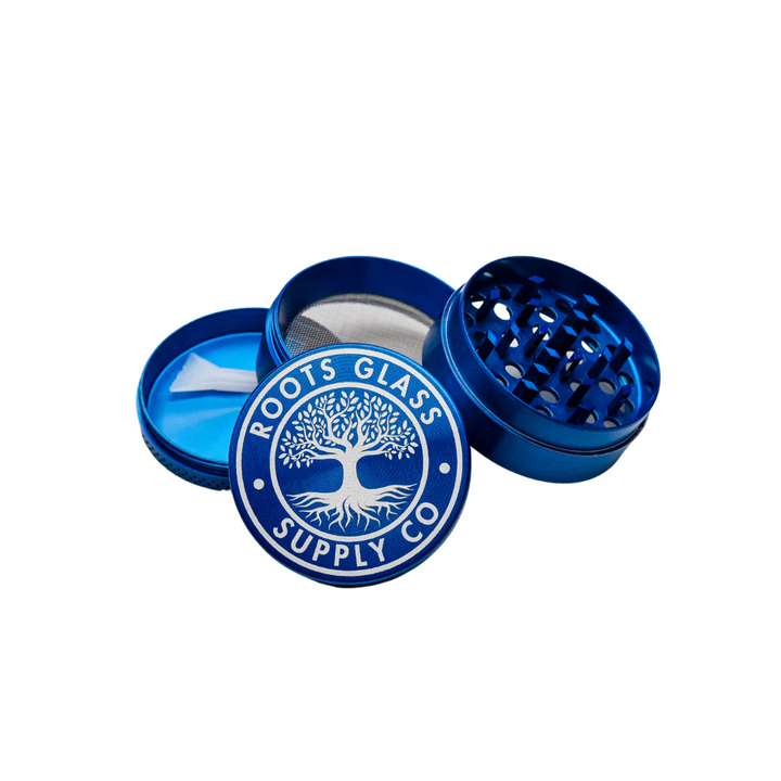 Roots Glass - 50mm 4 Piece Grinder