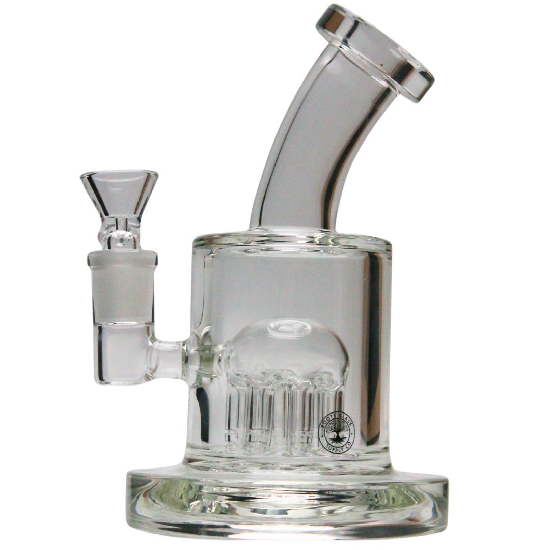 Roots Glass - 6" THICK Mini Tree Perc Water Pipe