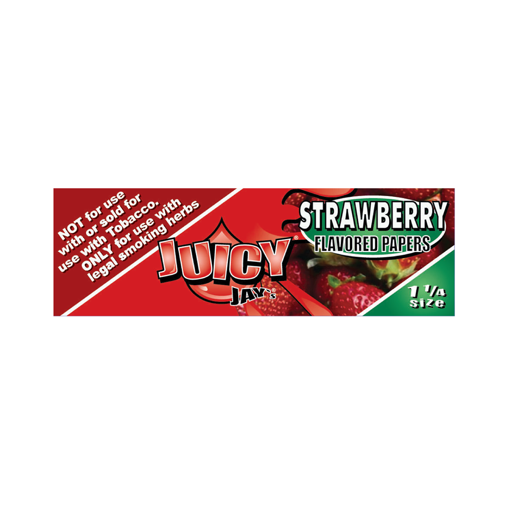 Juicy Jay's - 1 1/4" Rolling Paper Strawberry