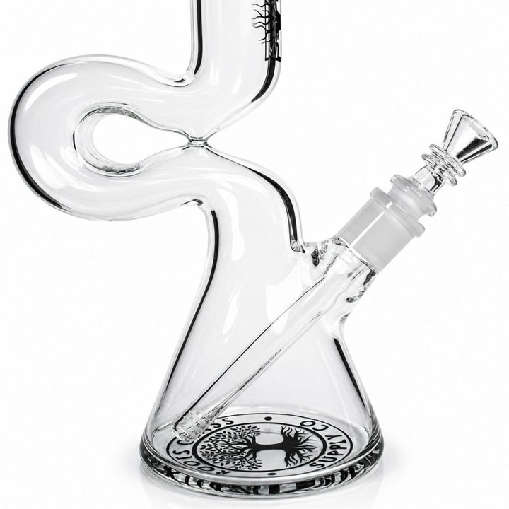 Roots Glass - 12" Lazy Boy Beaker