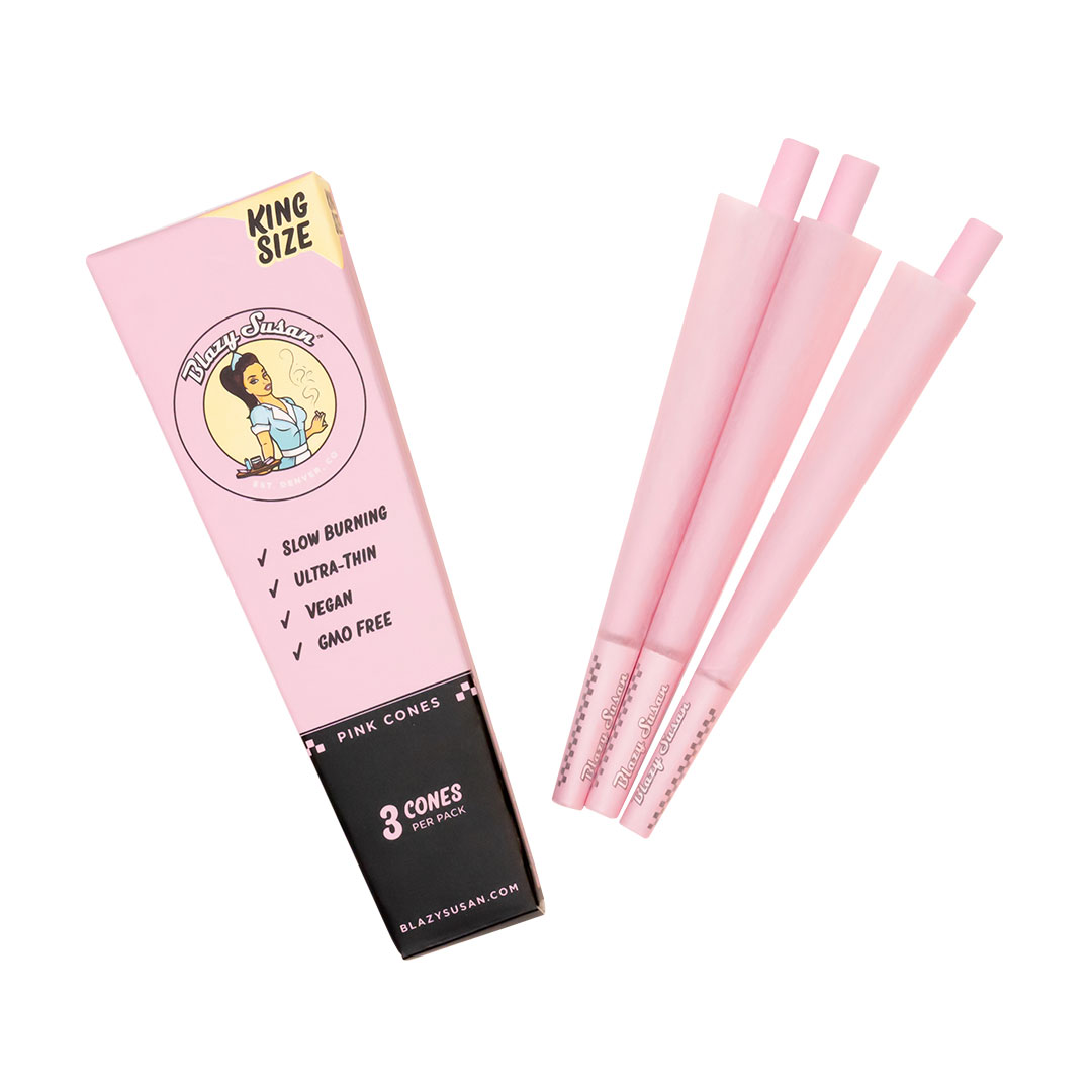 Blazy Susan - Pink Cones King Size (3pk)