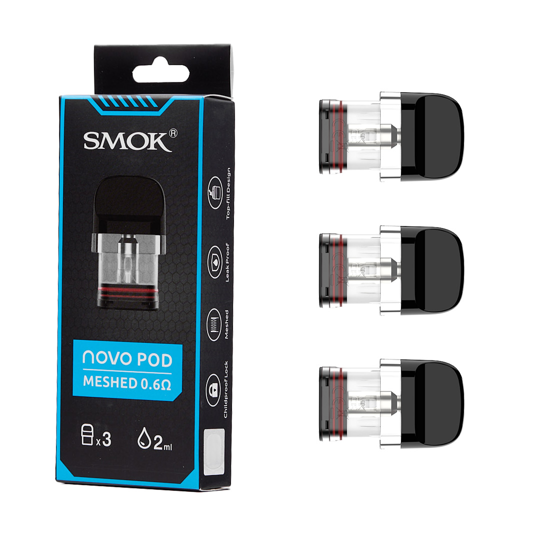 SMOK - Novo Pods Top-Fill (3pk) JimBuddy's SMOK - Novo Pods Top-Fill (3pk) JimBuddy's