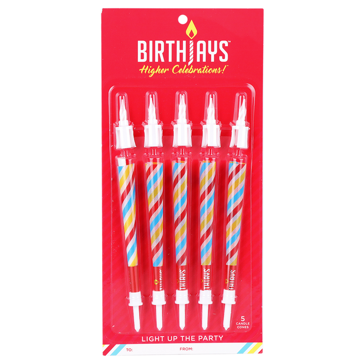 BirthJays - Birthday Pre-Rolled Candle - King Size - 5pk