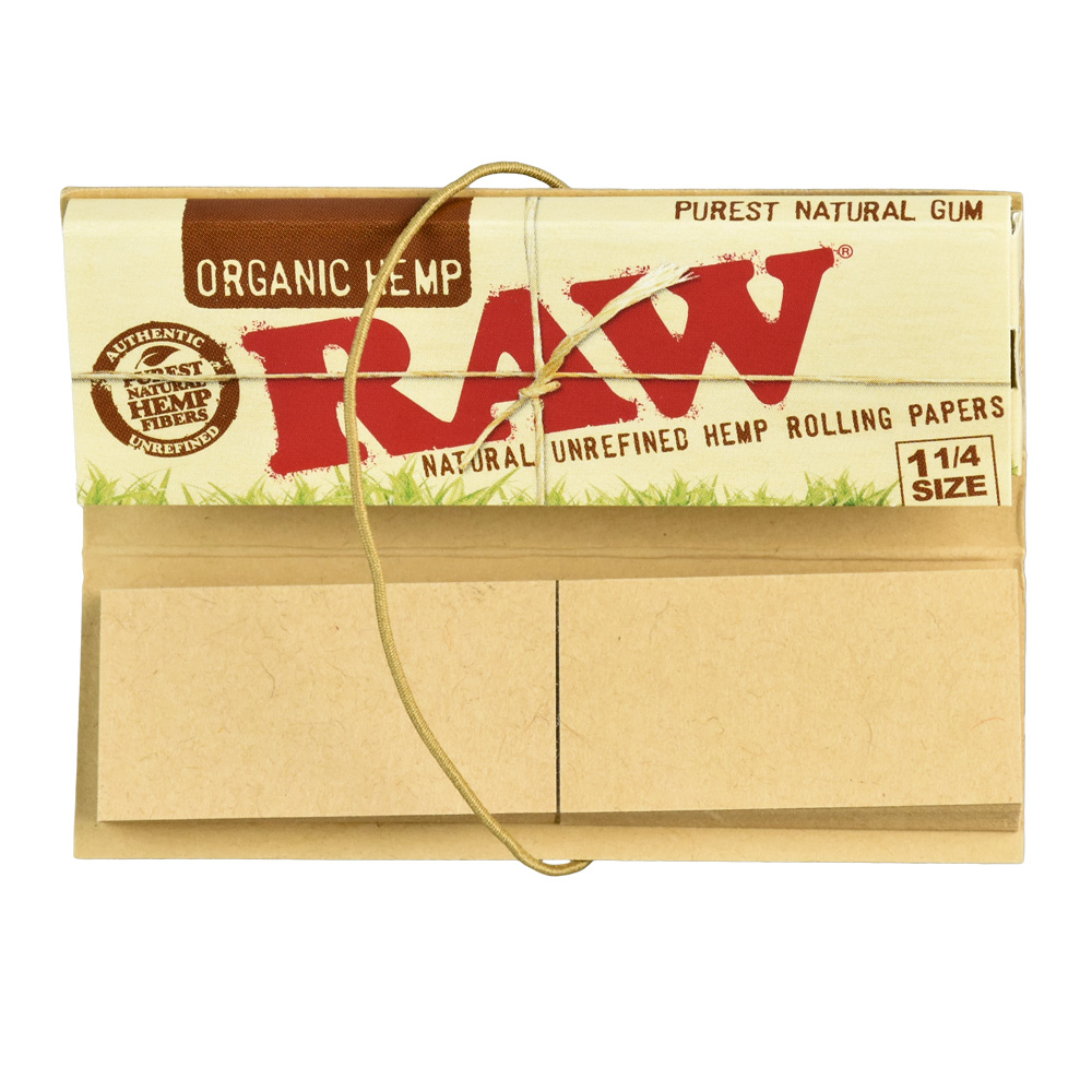 RAW - Organic Hemp Connoisseur Rolling Papers 1 1/4"
