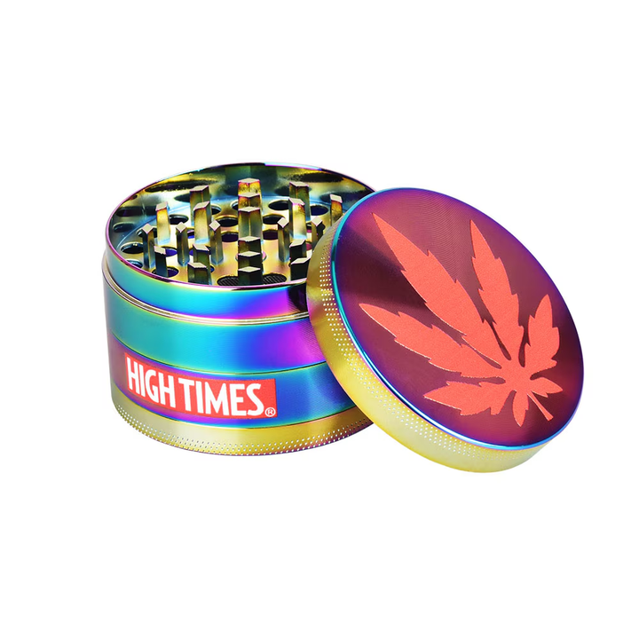 High Times Metal Grinder 4pc / 2.5" | Rainbow