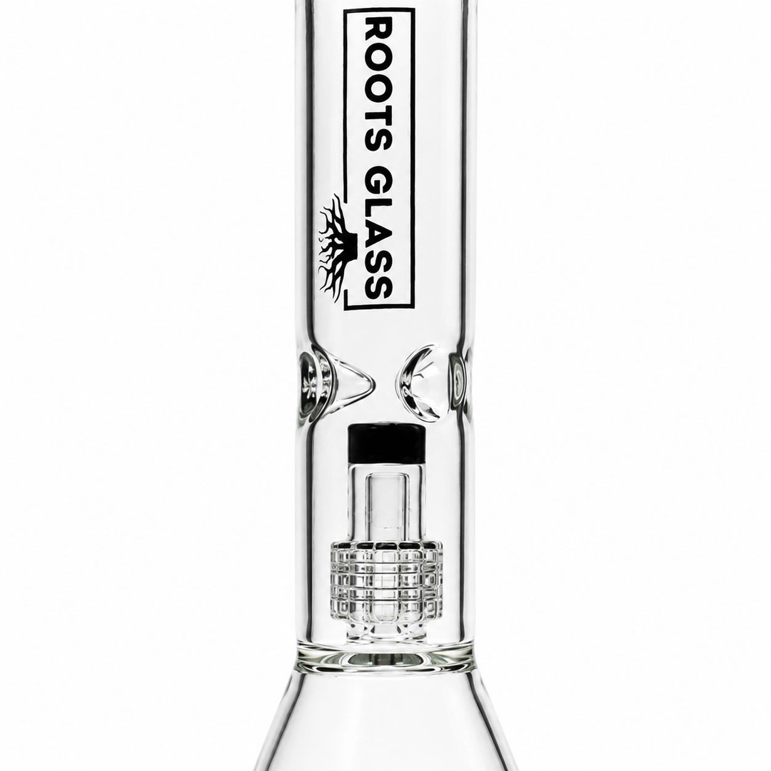 Roots Glass - 14" 5mm Matrix Perc Beaker