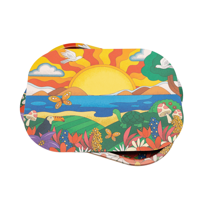 Roots Glass - Mini Rolling Tray with Lid