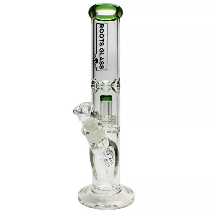 Roots Glass - 14" 5mm Matrix Perc Straight Shot