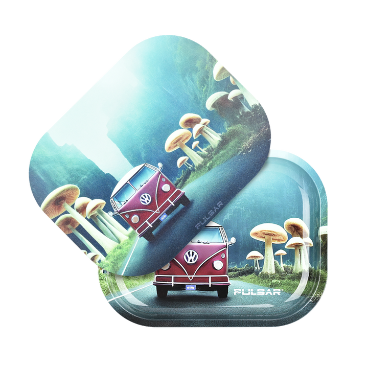 Pulsar Mini Metal Rolling Tray & Lid - 7"x5.5"