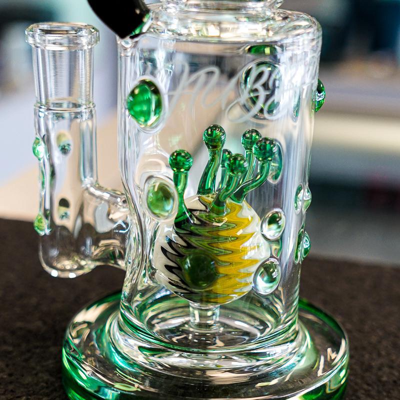 Hubbard Glass - V3 Rig Green Terp Cluster