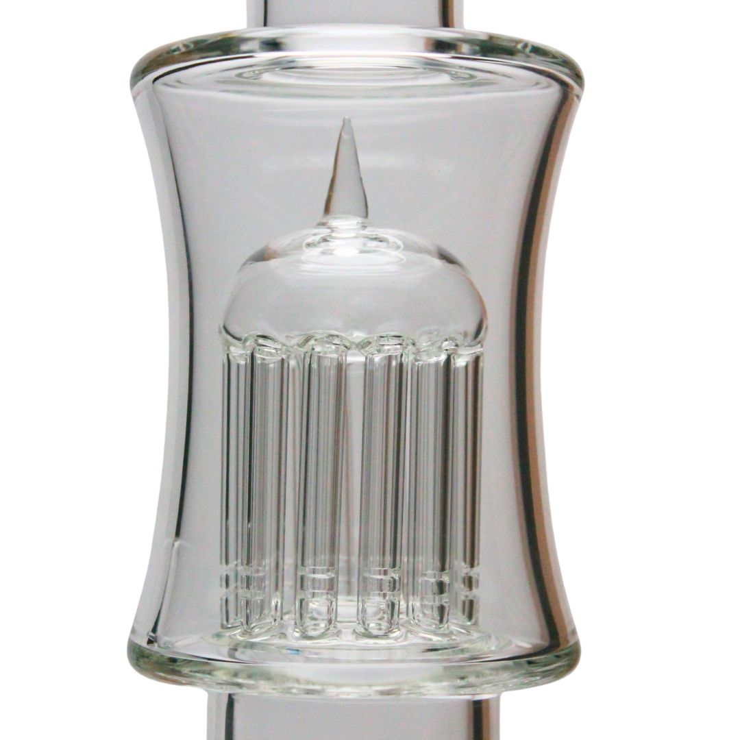 Roots Glass - 16" Stemless Double Tree Perc Tube