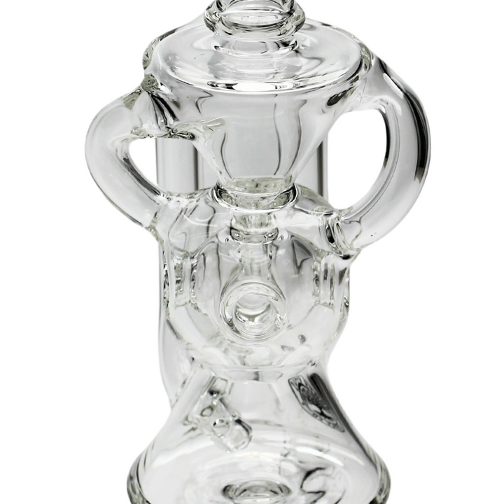 Roots Glass - 7" Exosphere Recycler Puffco Top w/ Opal