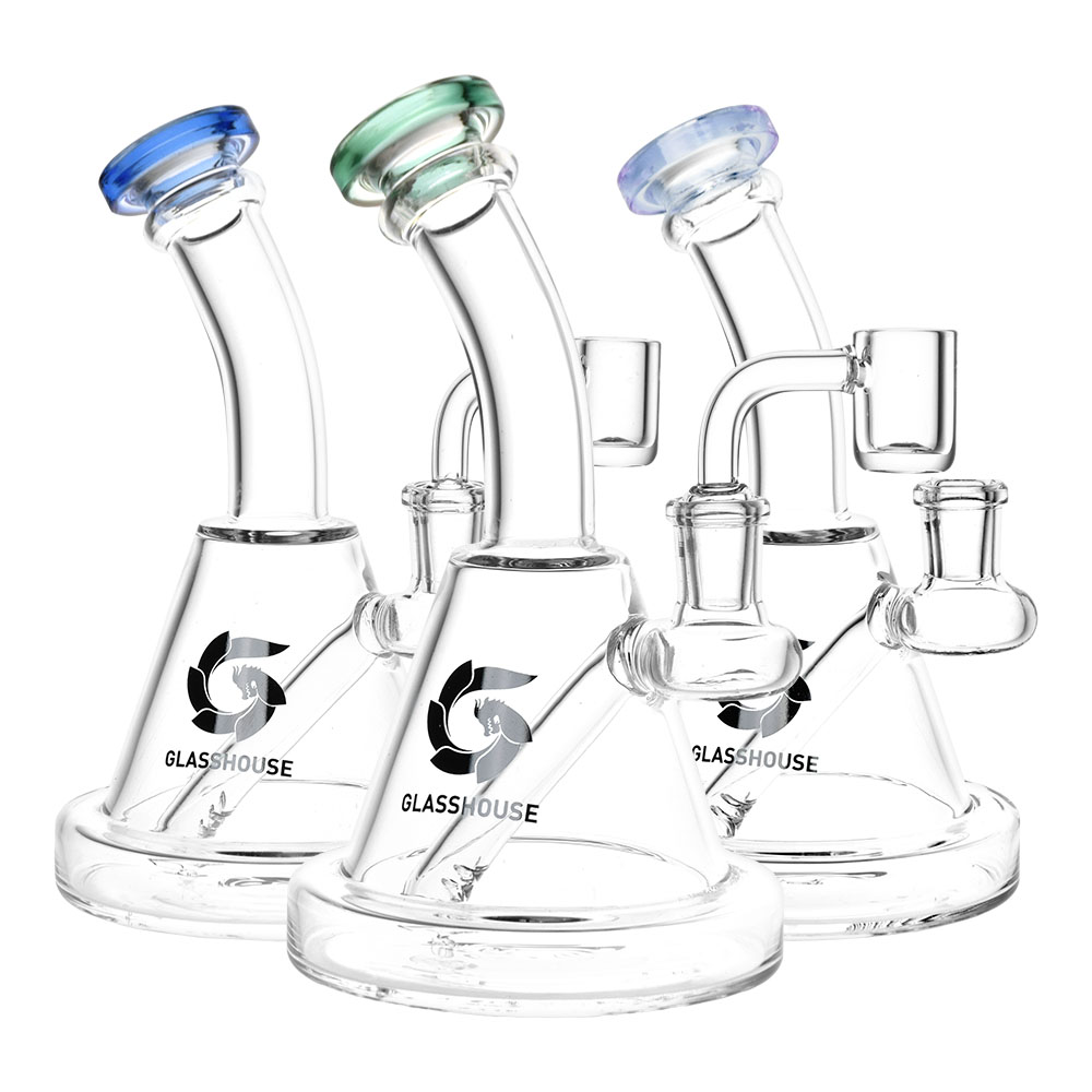 Glass House Bent Neck Rig - 6.75"/ 14mm F