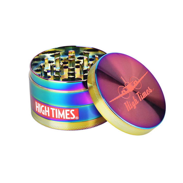 High Times Metal Grinder 4pc / 2.5" | Rainbow