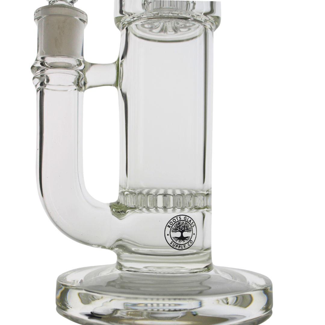 Roots Glass - 12" Honeycomb Tree Perc Rig