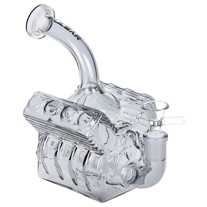 Pulsar - V8 Engine Electroplated Glass Waterpipe