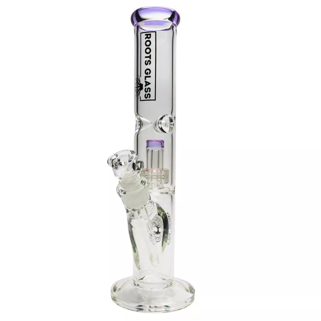 Roots Glass - 14" 5mm Matrix Perc Straight Shot