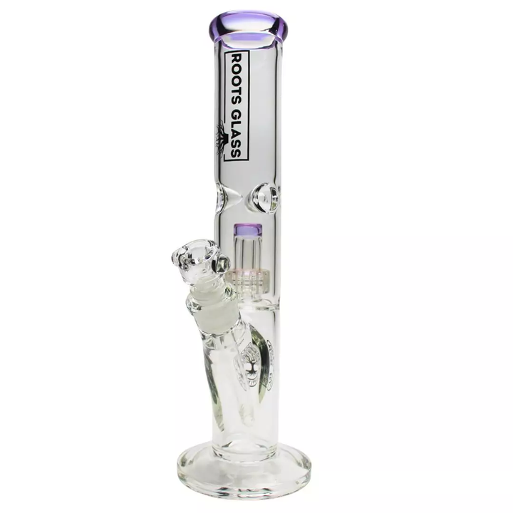 Roots Glass - 14" 5mm Matrix Perc Straight Shot