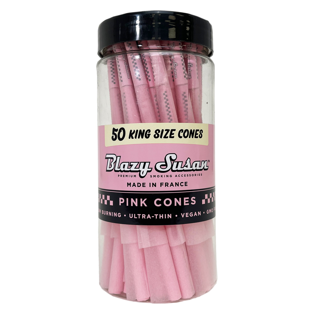 Blazy Susan - Pink Cones King Size 50ct Jar