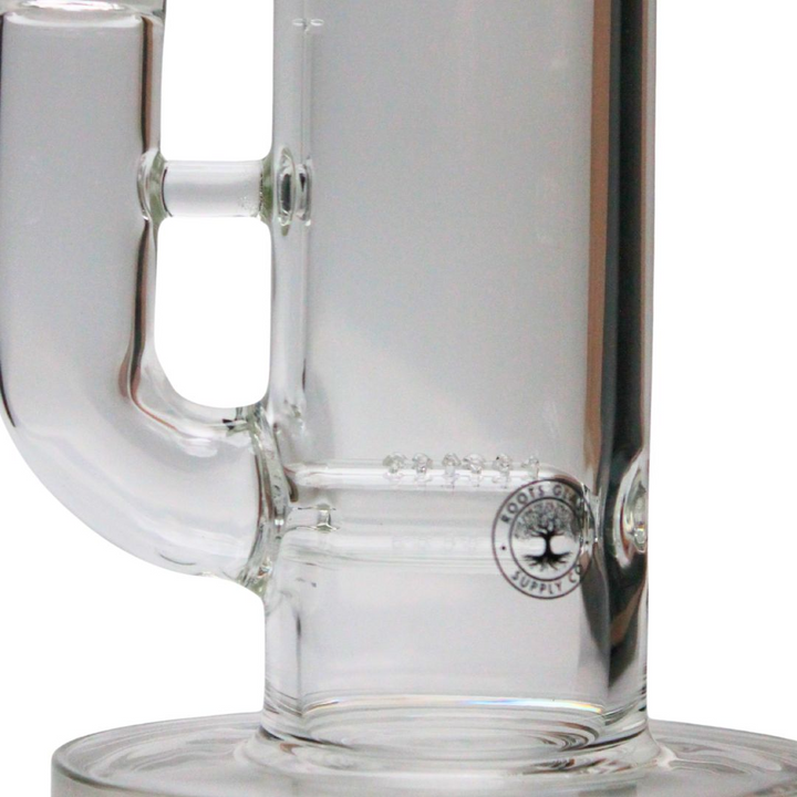 Roots Glass - "16 Stemless Gridded Stemline w/ Natty Neck