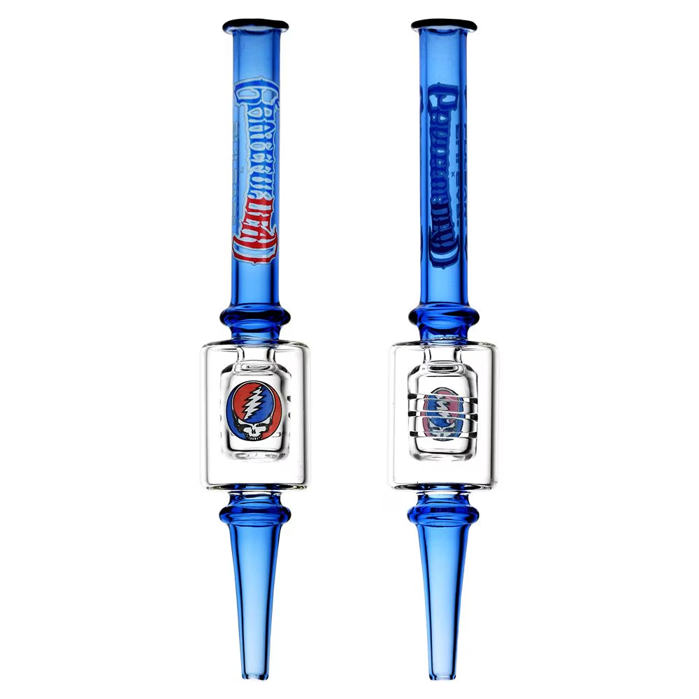 Grateful Dead x Pulsar Steal Your Face Dab Straw 6.5"