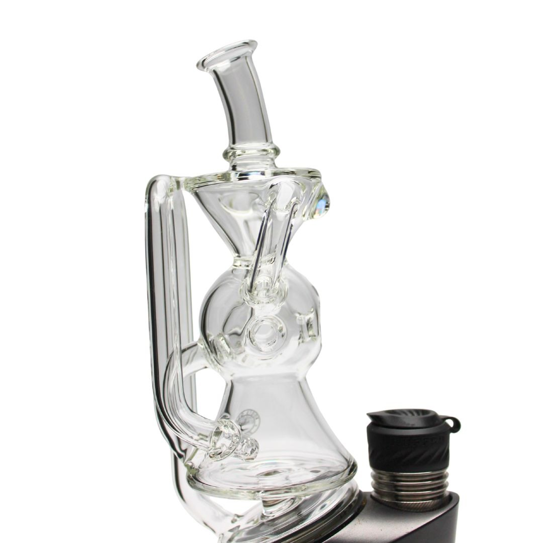 Roots Glass - 7" Exosphere Recycler Puffco Top w/ Opal