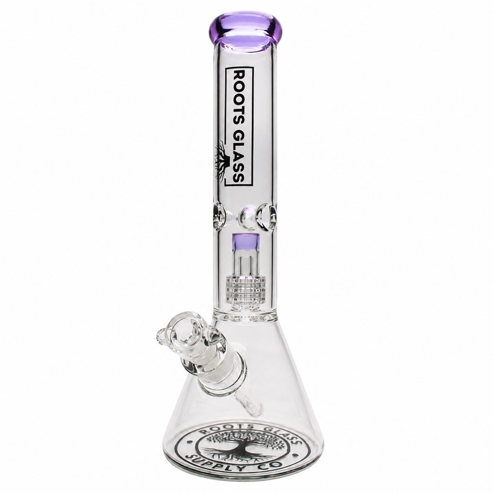 Roots Glass - 14" 5mm Matrix Perc Beaker