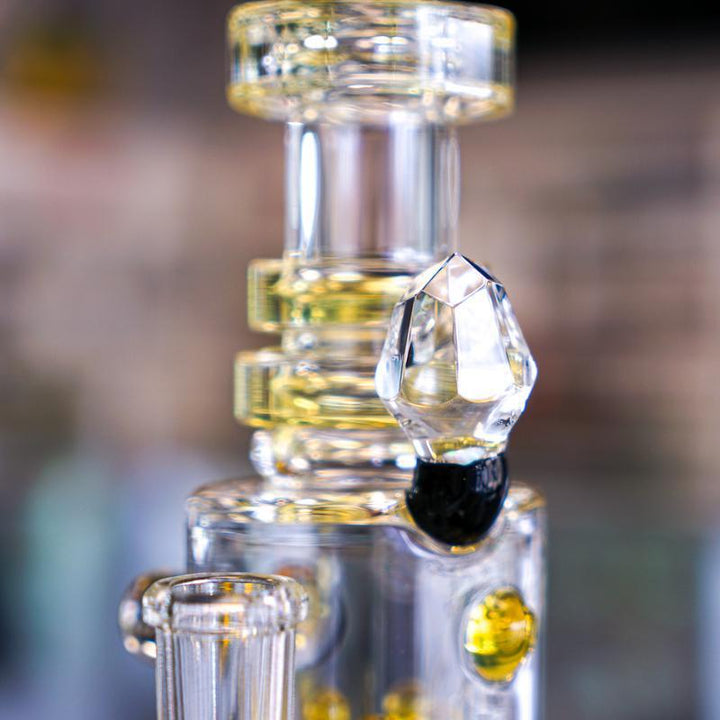 Hubbard Glass - V3 Rig Yellow Terp Cluster