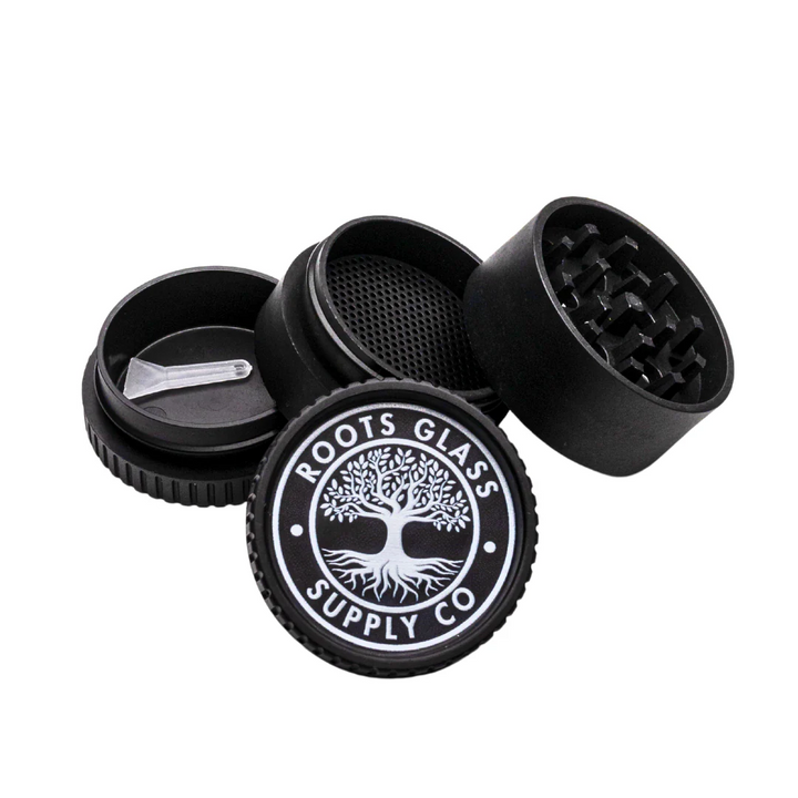 Roots Glass - 4 Piece Hemp Plastic Grinder