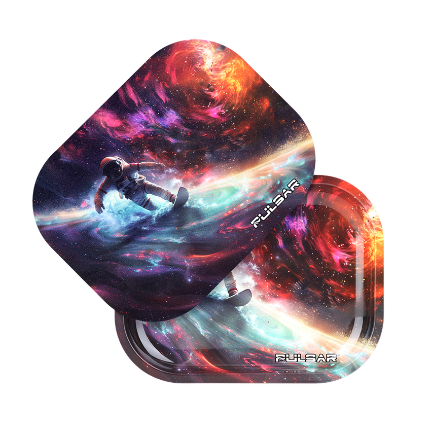 Pulsar Mini Metal Rolling Tray & Lid - 7"x5.5"