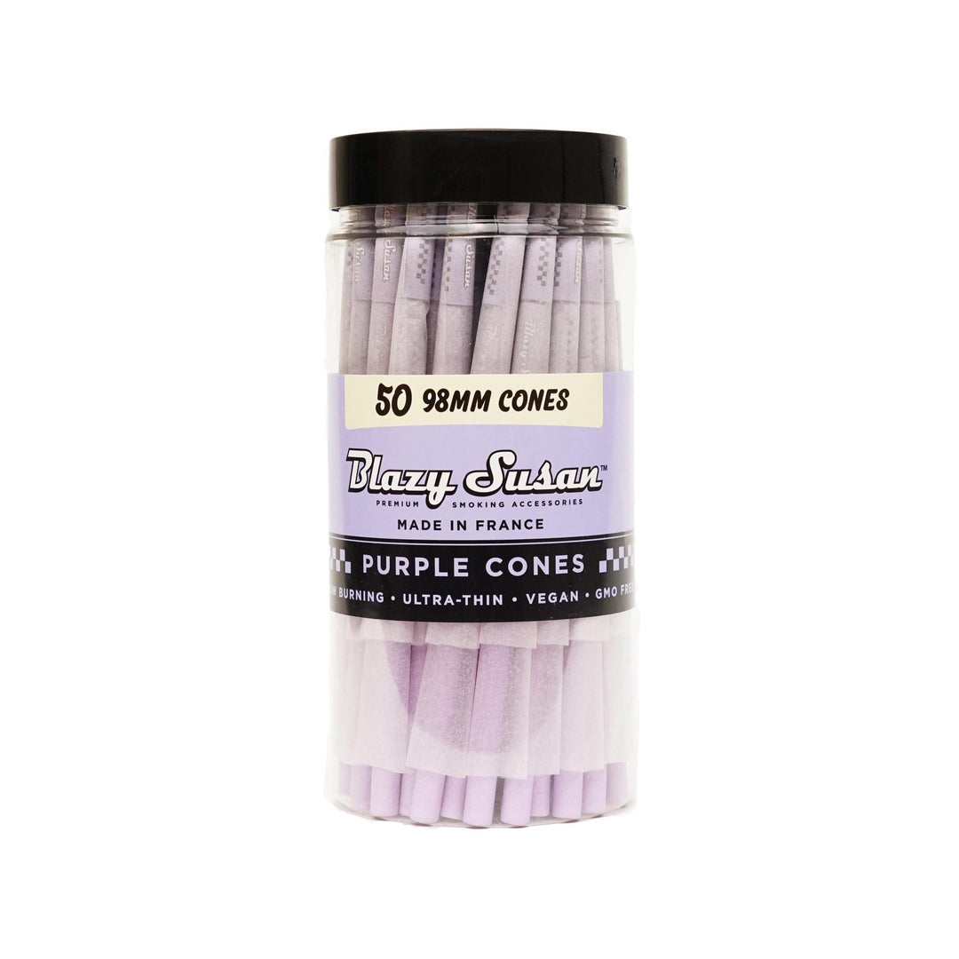 Blazy Susan - Purple Cones 98mm 50ct Jar