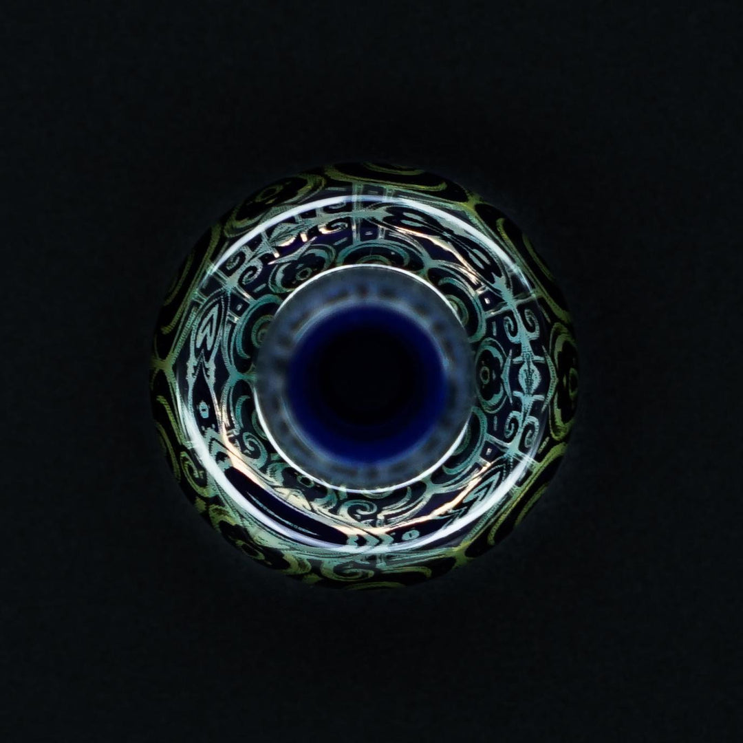 Mothership - 14mm Blue "The Exile" Flower Slide