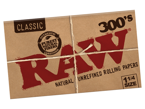 Raw - Classic Rolling Papers 1 1/4" 300pk
