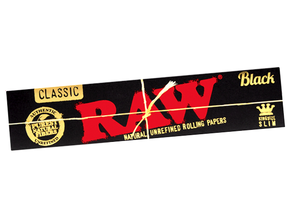 RAW - Black Rolling Papers King Size Slim